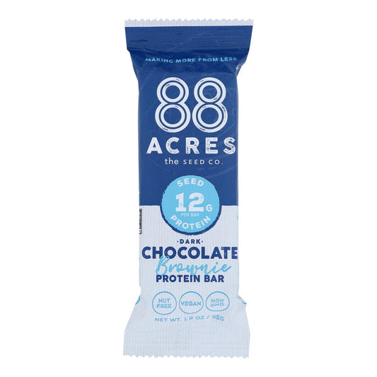88 Acres Dark Chocolate Brownie Protein Bars (9-Pack)