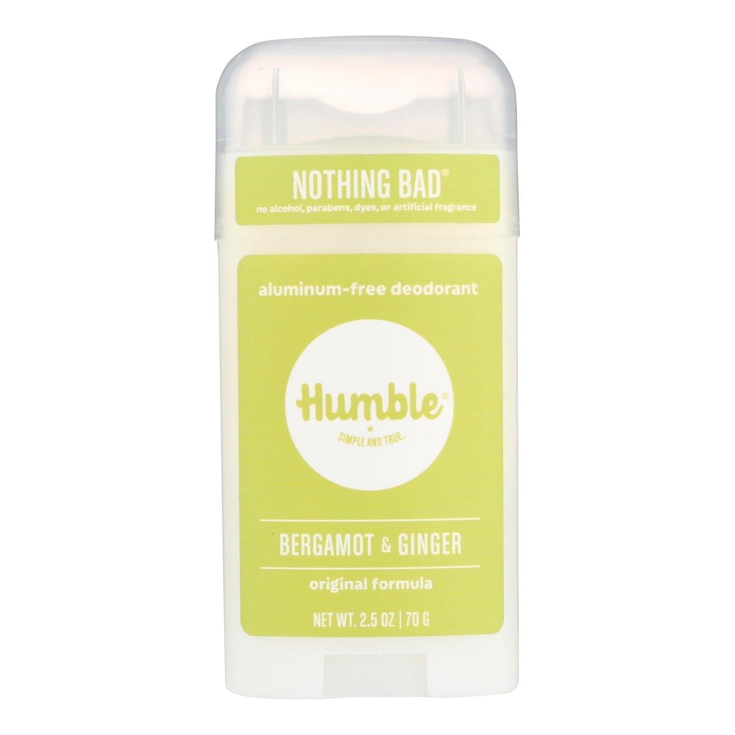Humble Brands - Deod Bergamont Ginger - EA of 1-2.5 OZ