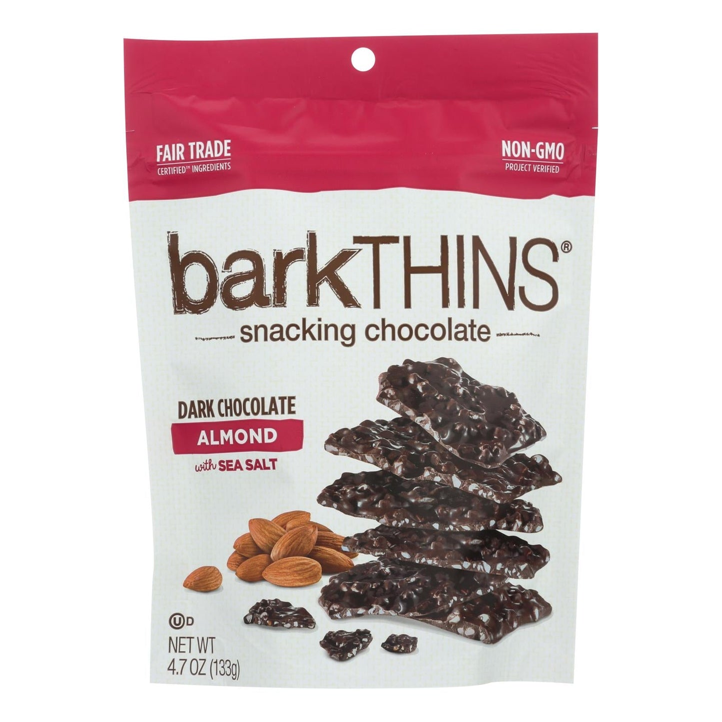 Bark Thins Dark Chocolate Almond Sea Salt, 12 Pack, 4.7 oz