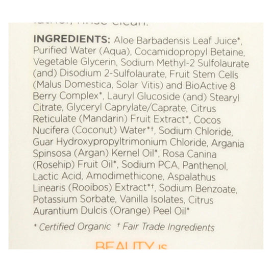 Andalou Naturals Mandarin Vanilla Shower Gel 8.5 Fl Oz