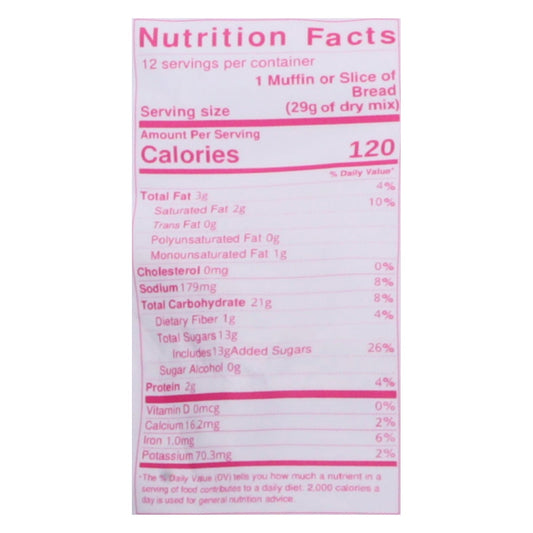 Gonanas Chocolate Chip Banana Bread Mix - 6 Pack