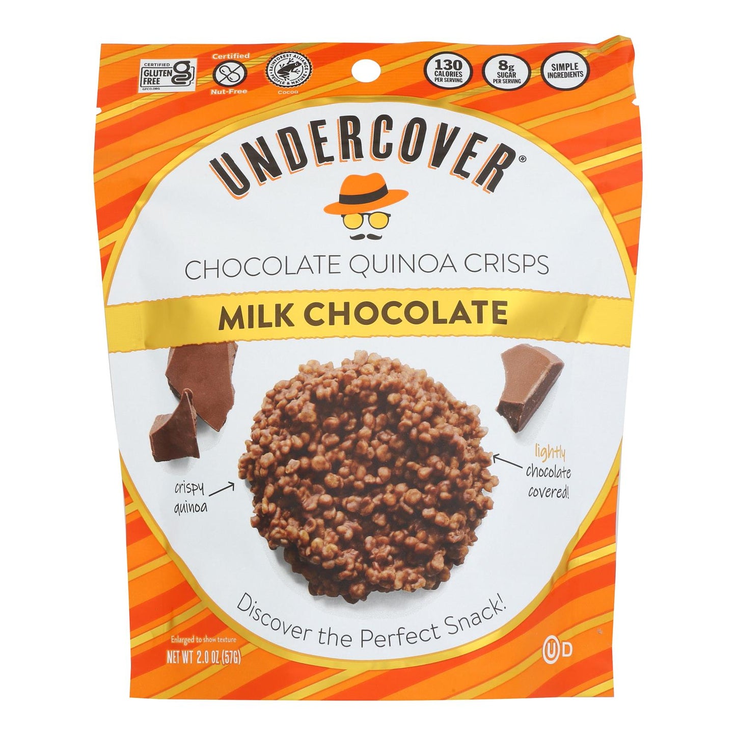 Quinoa Crisps Milk Choco 2oz (Case of 12)
