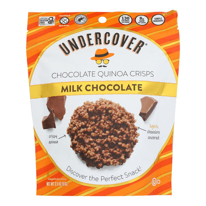 Quinoa Crisps Milk Choco 2oz (Case of 12)