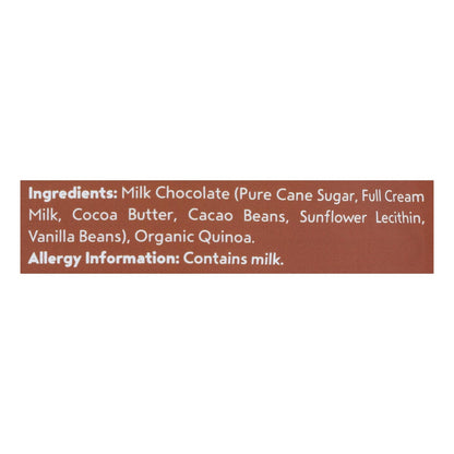 Quinoa Crisps Milk Choco 2oz (Case of 12)
