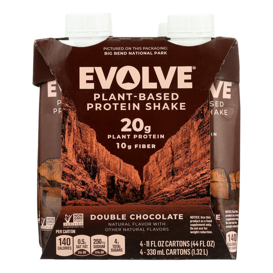 Evolve Classic Chocolate Protein Shakes - 3 Pack, 4/11 OZ