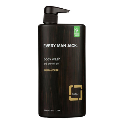 Every Man Jack Sandalwood Body Wash - 33.8 fl oz