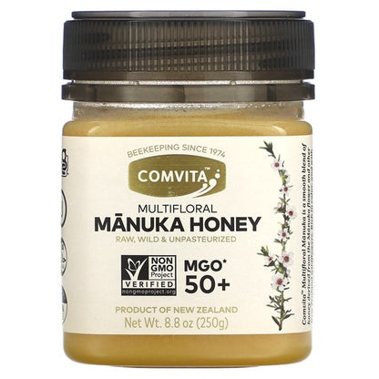 Comvita MGO 50+ RAW Manuka Honey, 8.8 Oz Jar