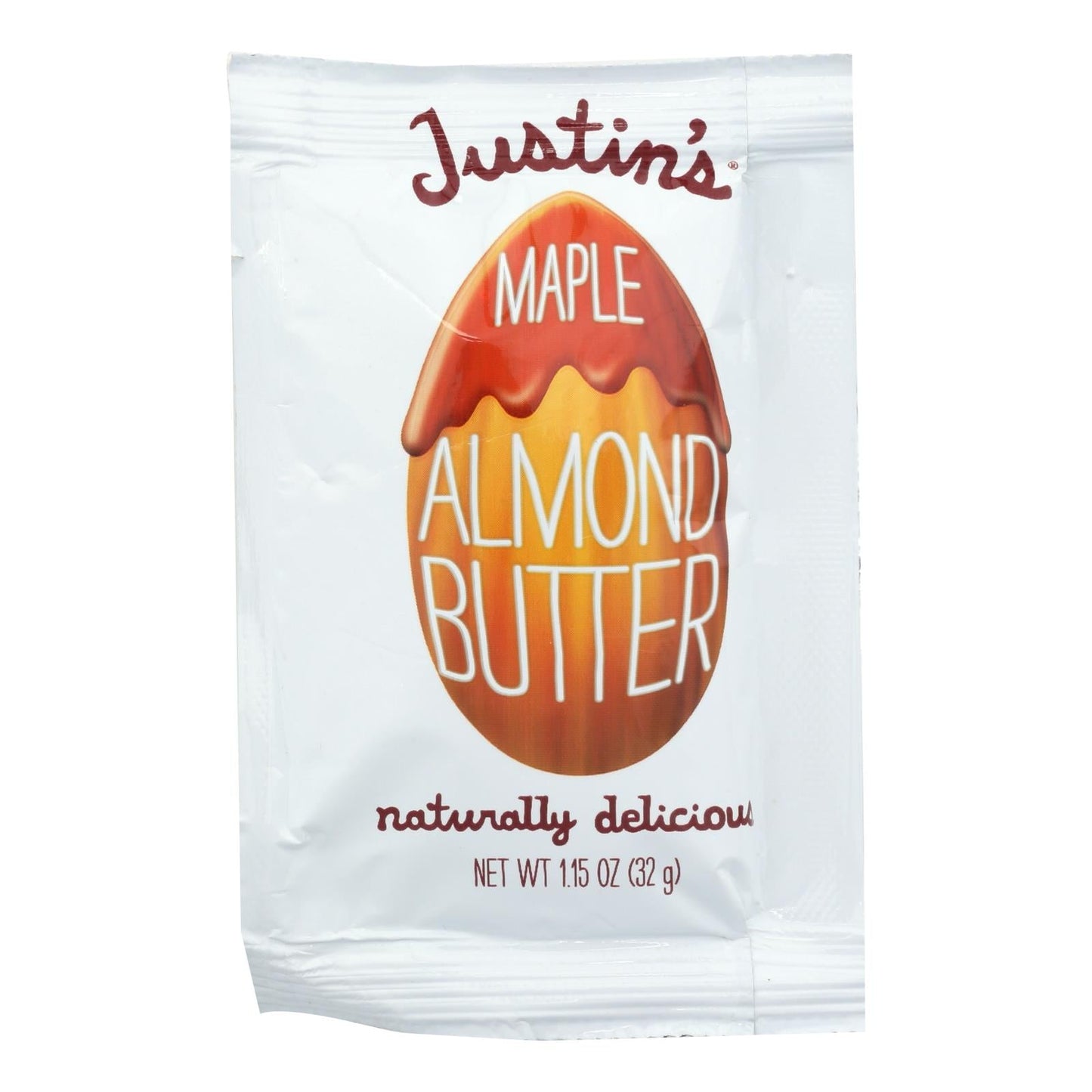 Justin's Maple Almond Butter Squeeze Pack, 10x1.15 Oz Case