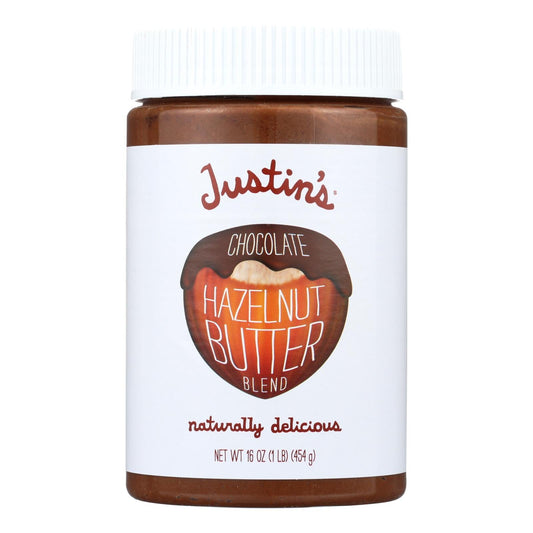 Justin's Chocolate Hazelnut Butter - 16 oz, 6 Pack