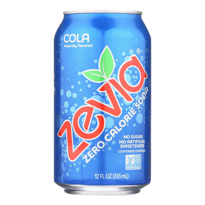 Zevia - Soda Cola 0 Cal Can - CS of 4-6/12 FZ