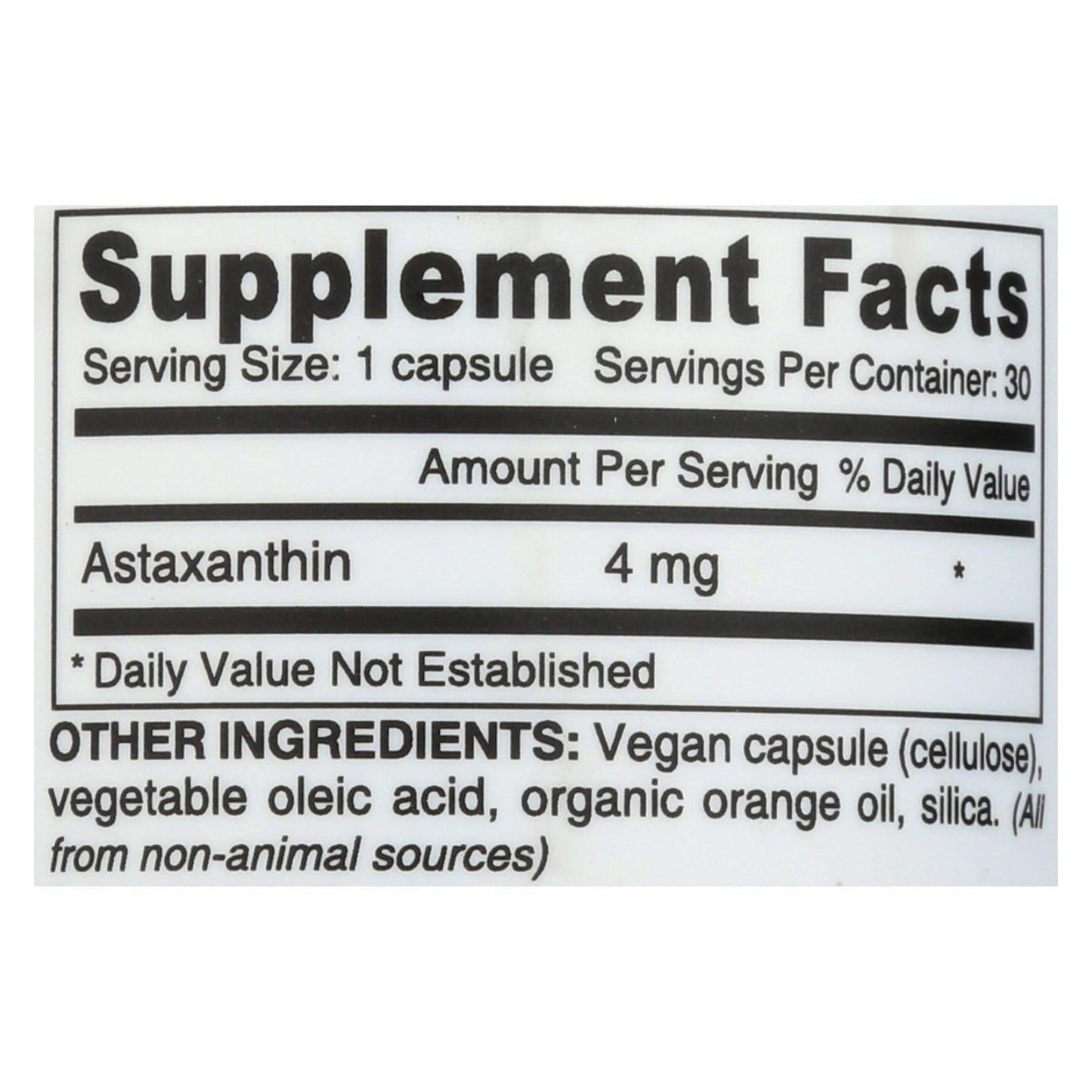 Deva Vegan Astaxanthin 4mg Antioxidant - 30 Capsules