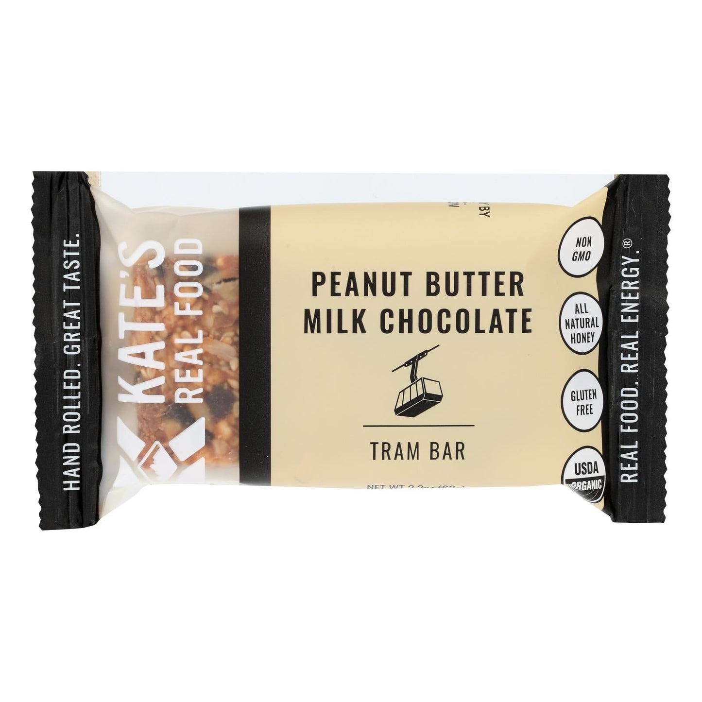 Kate's Real Food Peanut Butter Milk Chocolate Bars - 12ct