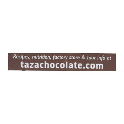 Taza Organic Vanilla Dark Chocolate Discs, 50% - 2.7 oz, 12-Pack