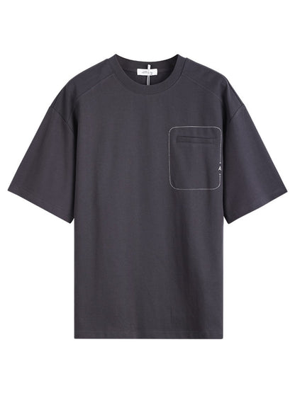 Men's Plus Size Round Neck Half Sleeve T-Shirt