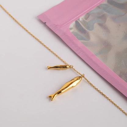 18K Gold-Plated Pendant Necklace