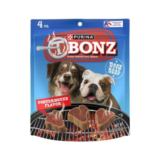 Purina T-Bonz Porterhouse Flavor Dog Treats (4oz)