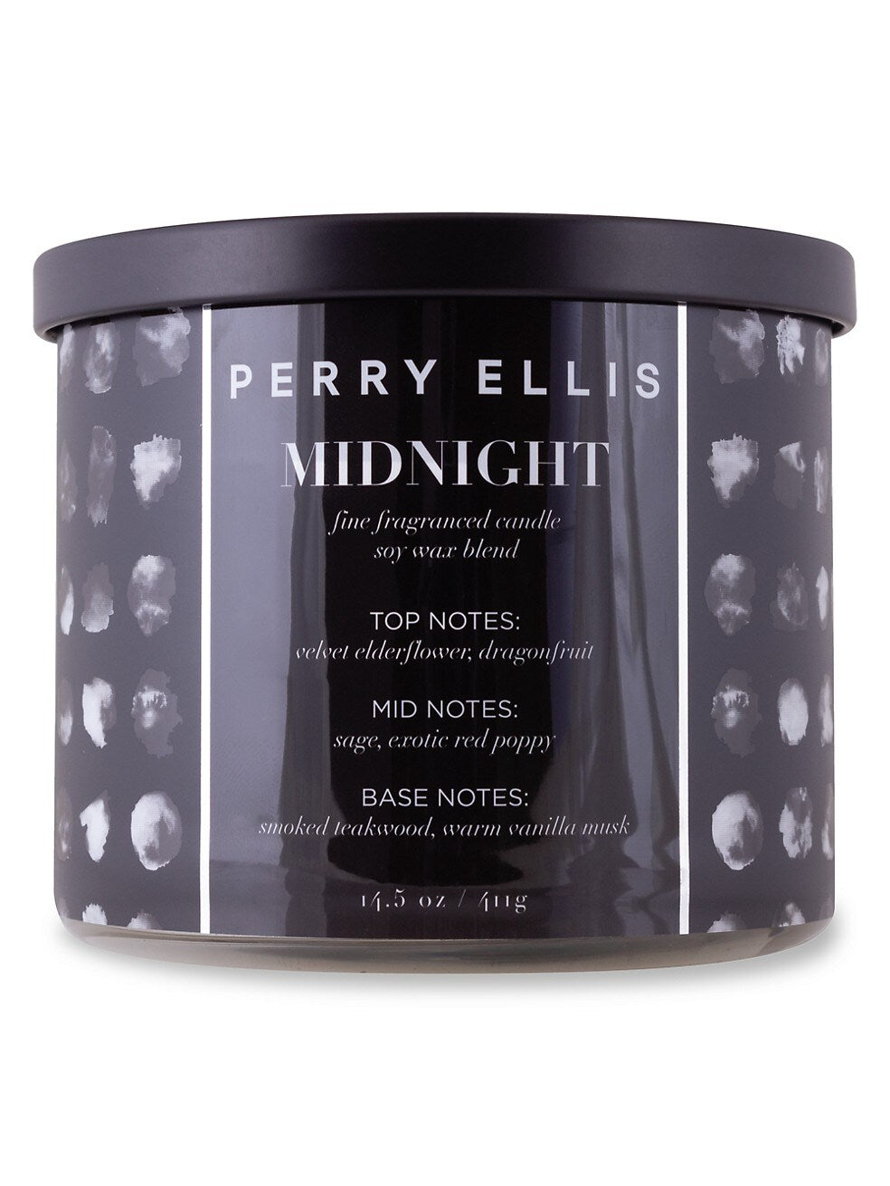 Midnight 3 Wick Candle by Perry Ellis