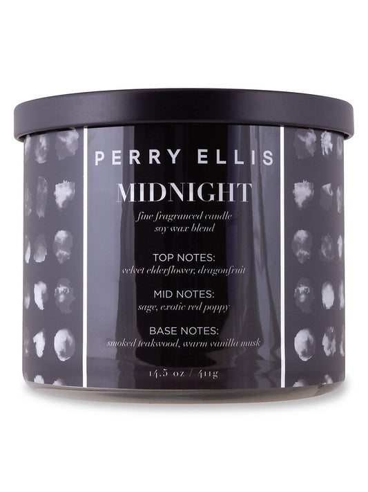 Midnight 3 Wick Candle by Perry Ellis