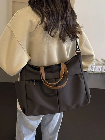 Casual Lightweight Nylon Tote Handbag