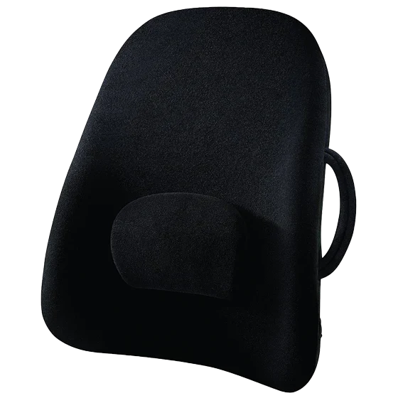 ObusForme Lowback Cushion and Mini Massager Combo Set - Back & Lumbar Support