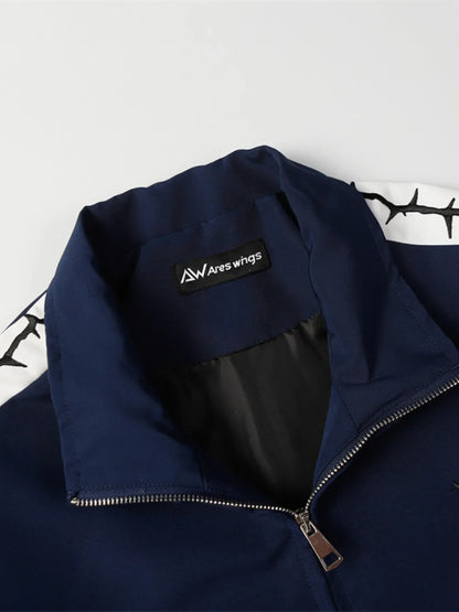 Men's Contrast Zip Up Jacket