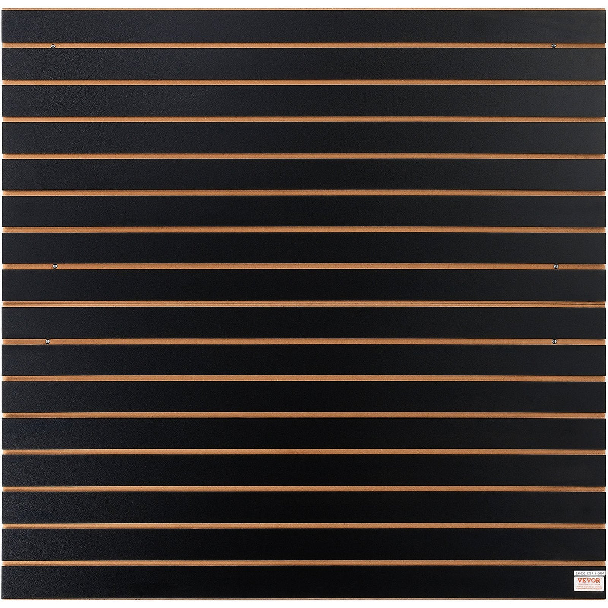 VEVOR Slatwall Panels, 4 Ft X 2 Ft Black Garage Wall Panels , Heavy Duty Garage Wall Organizer Panels Display For Retail Store, Garage Wall, And Craft Storage Organization