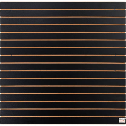 VEVOR Slatwall Panels, 4 Ft X 2 Ft Black Garage Wall Panels , Heavy Duty Garage Wall Organizer Panels Display For Retail Store, Garage Wall, And Craft Storage Organization