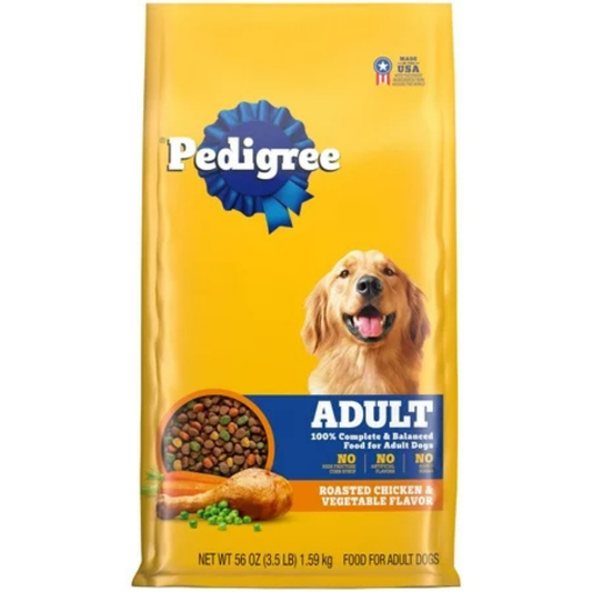 Pedigree Complete Nutrition Adult Dry Dog Food Roasted Chicken & Vegetable Flavor (3.5lbs)