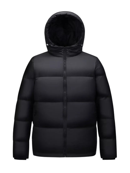 Men's Full Size Warm Padded Hooded Puffer Jacket Plus Size