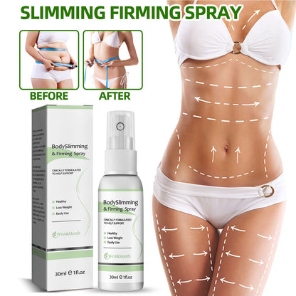 West&Month Body Slimming & Firming Spray, Slimming Body Firming Tummy And Arms Light Body And Body Massage Lotion