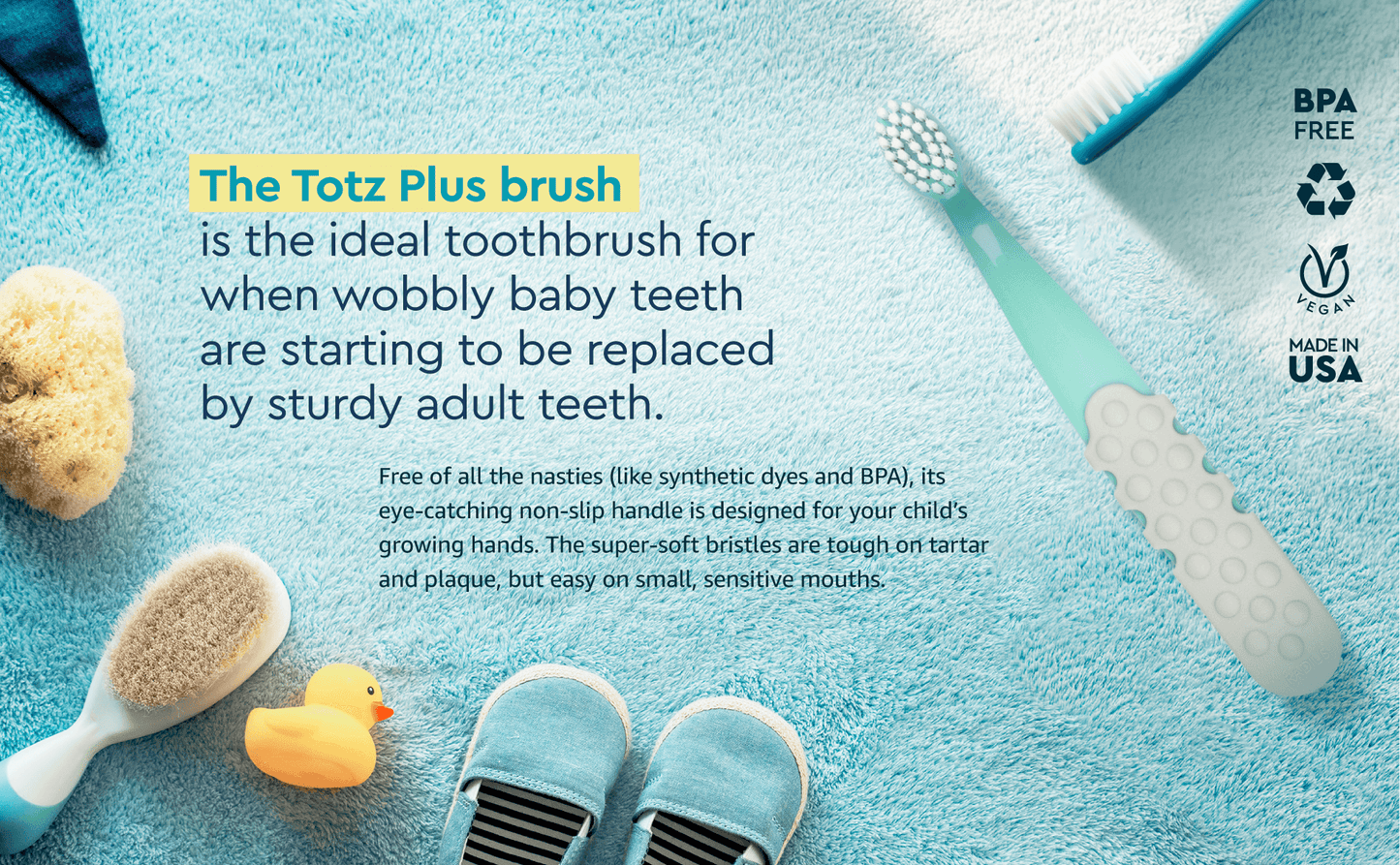 Totz Plus® - Toothbrush for 3 Year Old