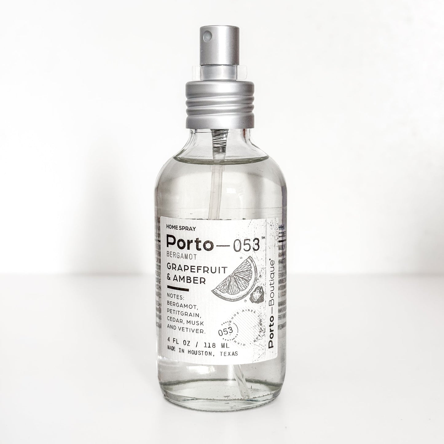 Porto-053 Room Spray — Premium Home Fragrance, Linen & Fabric Freshener | 4 oz
