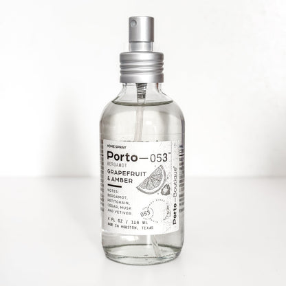 Porto-053 Room Spray — Premium Home Fragrance, Linen & Fabric Freshener | 4 oz
