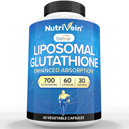 Nutrivein Premium Liposomal Glutathione Supplement 700 mg - 60 Capsules