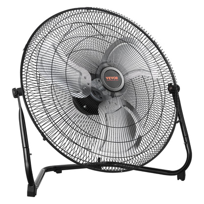 18 Inch Floor Fan 3 Speeds 360 Adjustable Tilt High-Velocity Industrial Fan