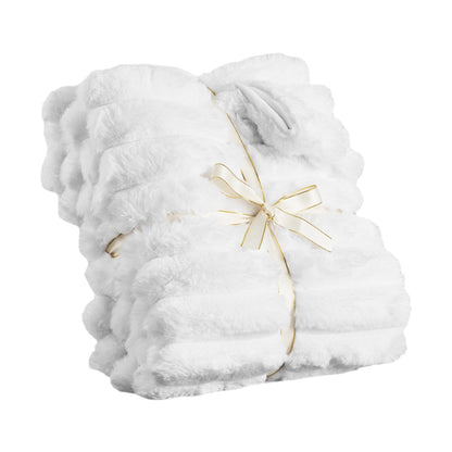 Soft Throw Blanket 50 X 60 Inches 1270 X 1524 Mm Faux Fur Cozy Bed Blanket