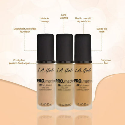L.A. GIRL High Definition Pro Matte Foundation