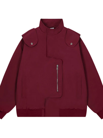 Men's Zip Front Jacket with Pockets