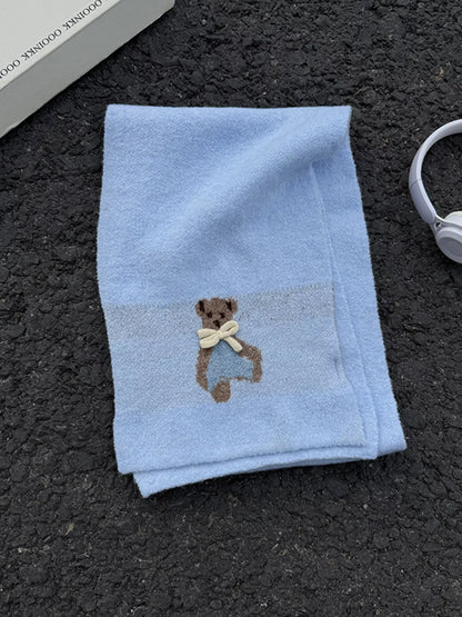 Bear Knitted Scarf