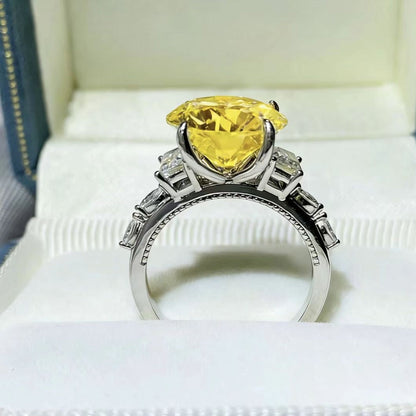 5 Carat Moissanite 925 Sterling Silver Ring