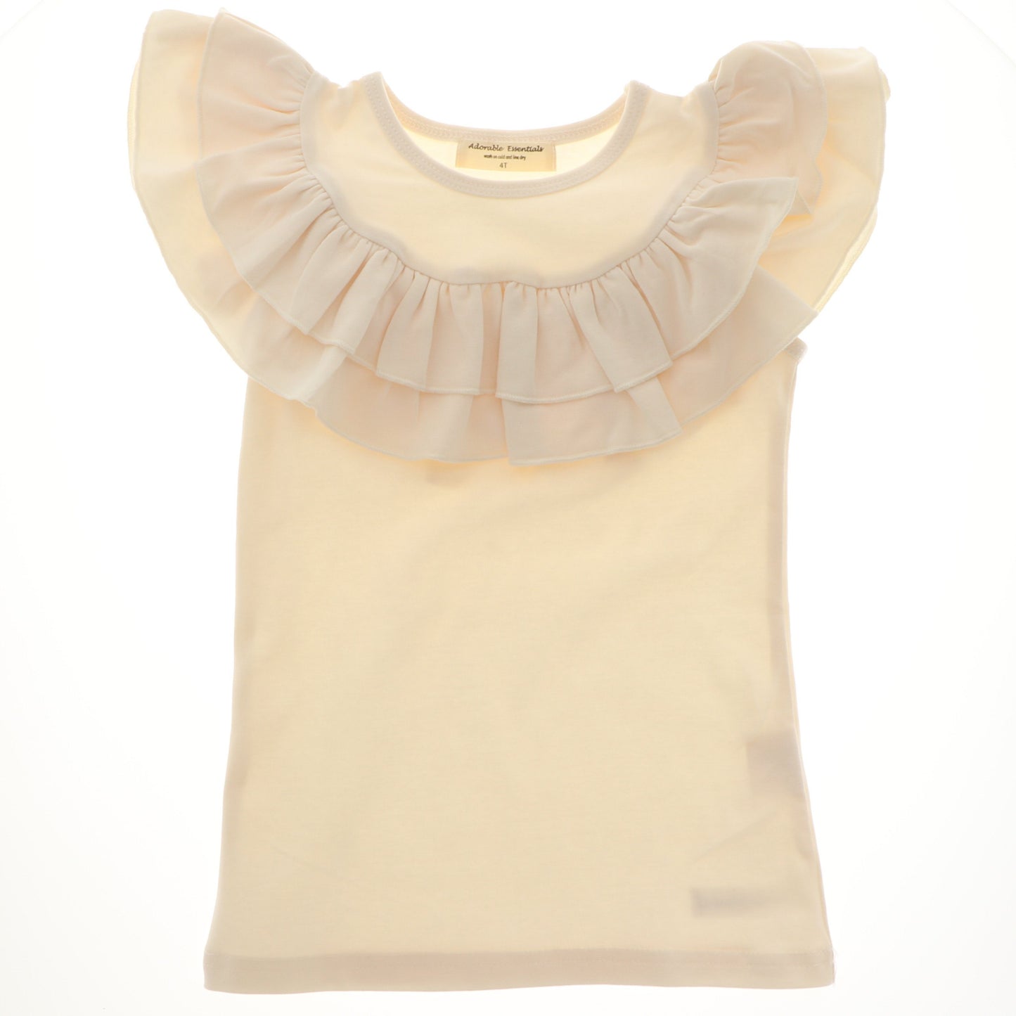 Ruffled Shoulder Tank