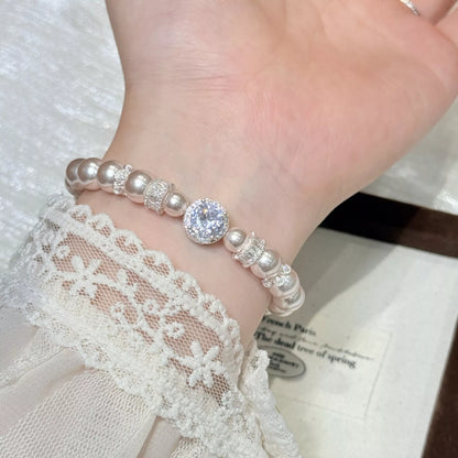 Pearl Zircon Bracelet