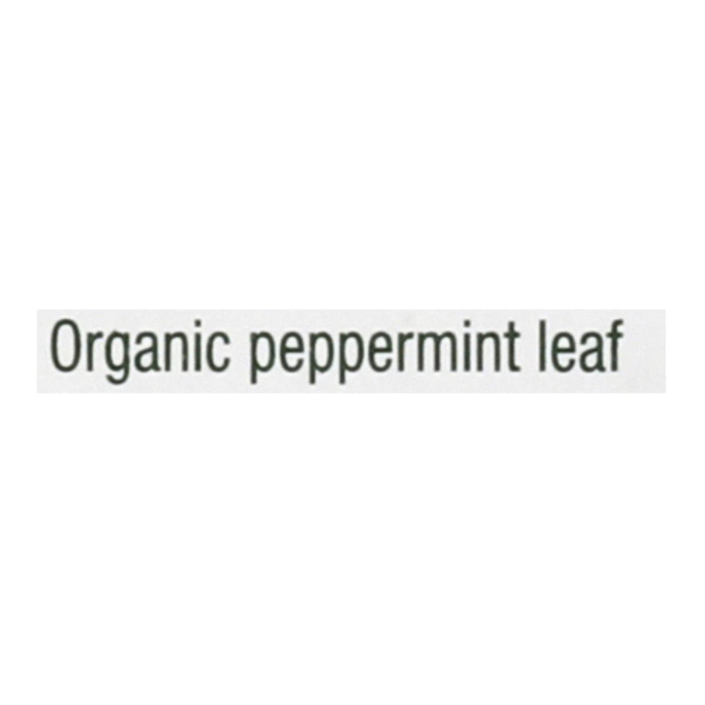Organic Peppermint Herbal Tea, Caffeine-Free, 6x16 Bags