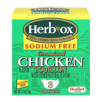 Herb-ox Chicken Bouillon, Low Sodium, 12 Pack