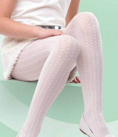 Conte Susie 50 Den - Fantasy Opaque Tights For Girls With Polka Dots - 4yr. 6yr. (14С-7СП)