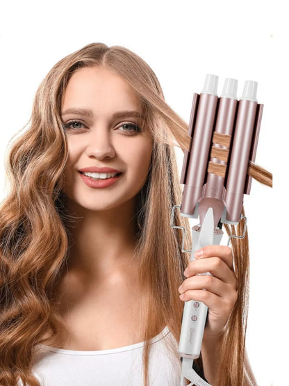3-Barrel Hair Curling Iron