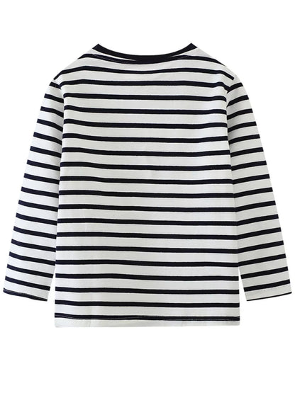 Children's Guinea Pig Explorer Striped Long Sleeve T-Shirt