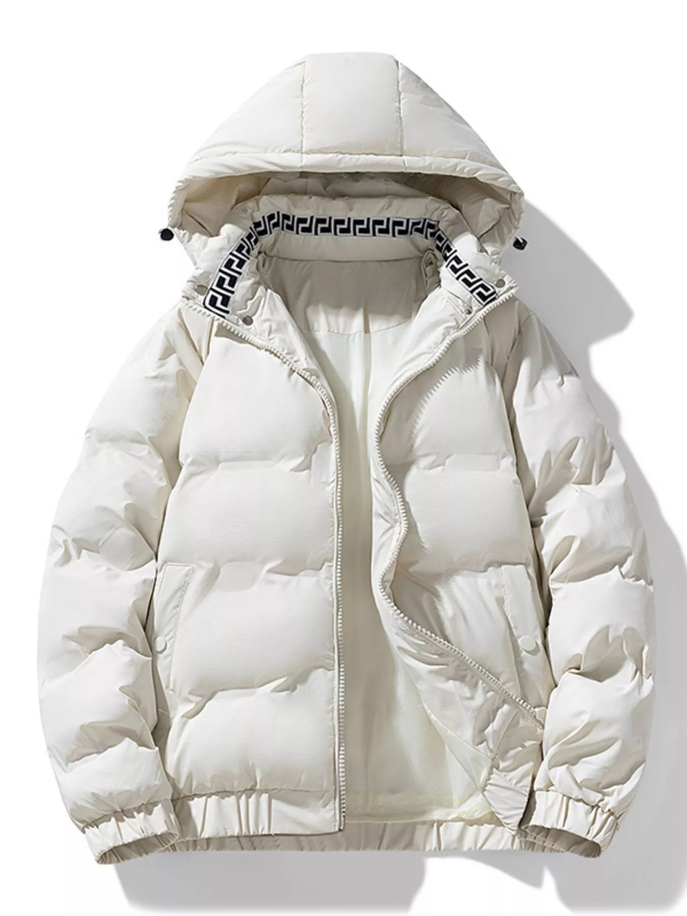 Men's Plus Size Hooded Padded Winter Coat