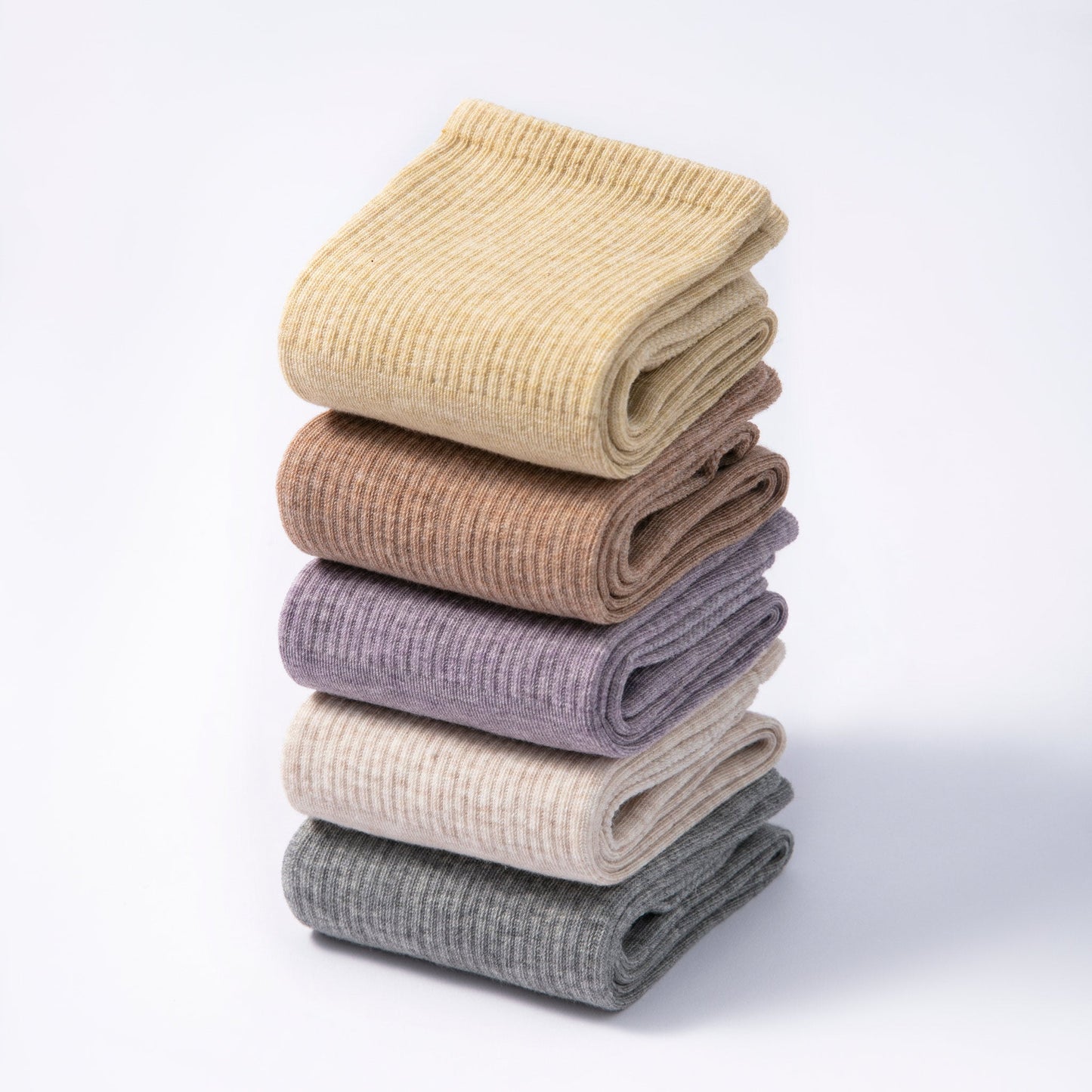 Serene Socks- Adult Organic Cotton Non-Slip Socks- 4 Seasons- Lemon- 2 Pairs