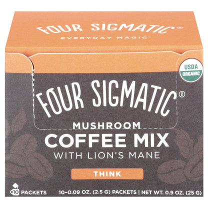 Four Sigmatic Mushroom Coffee, Lion's Mane & Chaga, 10 Ct